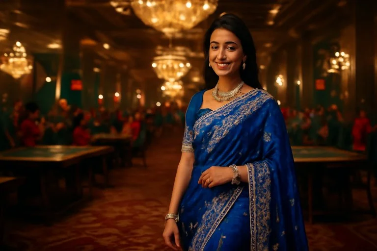 2222BD টেবিলে রাখা ফোনে লাইভ রুলেট স্ক্রিন